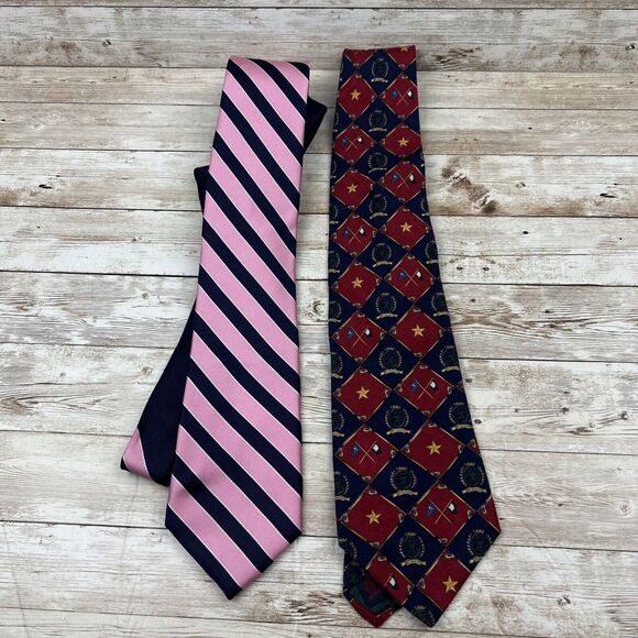Tommy Hilfiger Men's 100% Silk Designer Neck Ties Lot of 13 - Picture 13 of 16